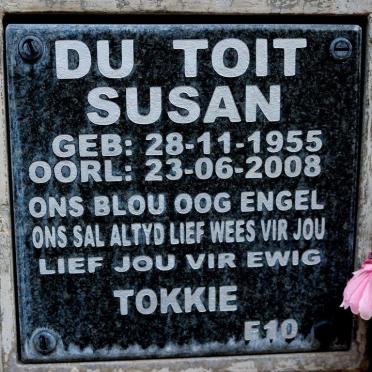 TOIT Susan, du 1955-2008