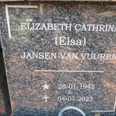 VUUREN Elizabeth Cathrina, Jansen van 1945-2023