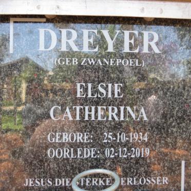 DREYER Elsie Catherina nee ZWANEPOEL 1934-2019