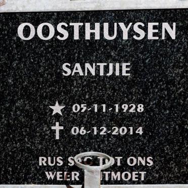 OOSTHUYSEN Santjie 1928-2014