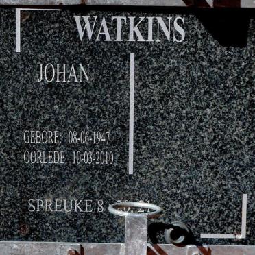 WATKINS Johan 1947-2010