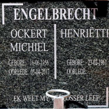 ENGELBRECHT Ockert Michiel 1956-2017 &amp; Henriette 1961-