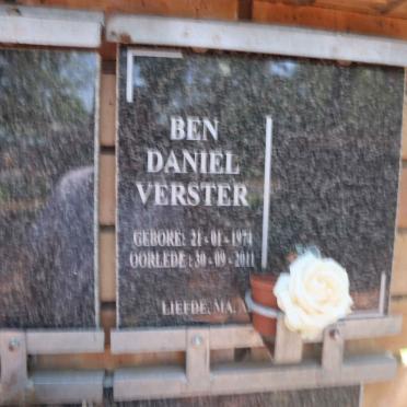 VERSTER Ben Daniel 1974-2011