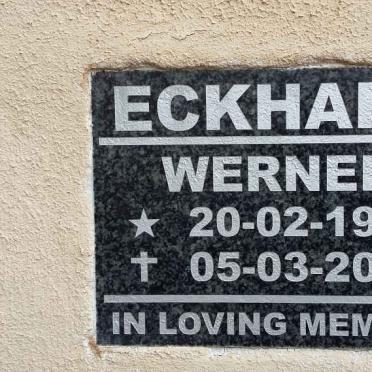 ECKHART Werner 1944-2007