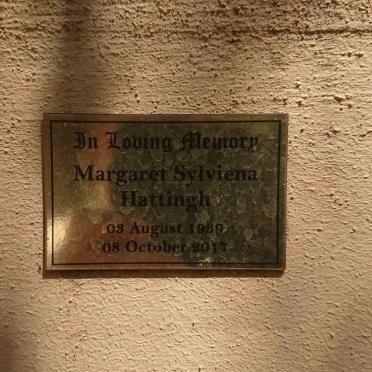 HATTING Margaret Sylviena 1939-2017