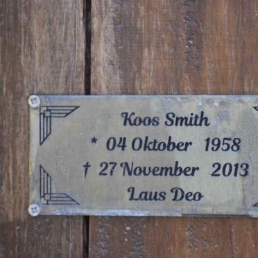 SMITH Koos 1958-2013
