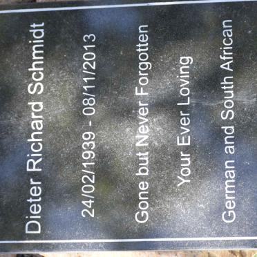 SCHMIDT Dieter Richard 1939-2013