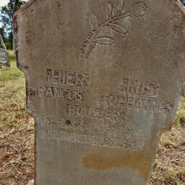 BOUWER Francois Johannes 1842-1935