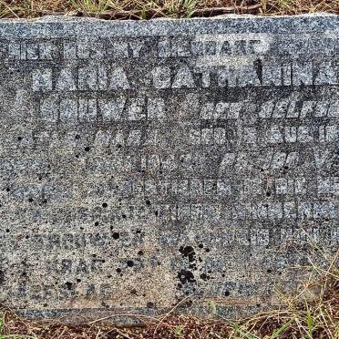 BOUWER Maria Catharina voorheen MARX nee OELFSE 1863-1942