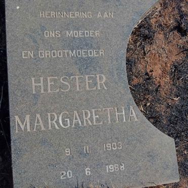 ? Hester Margaretha 1903-1988
