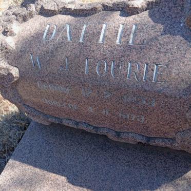 FOURIE W.J. 1933-1973