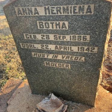 BOTHA Anna Hermiena 1886-1942