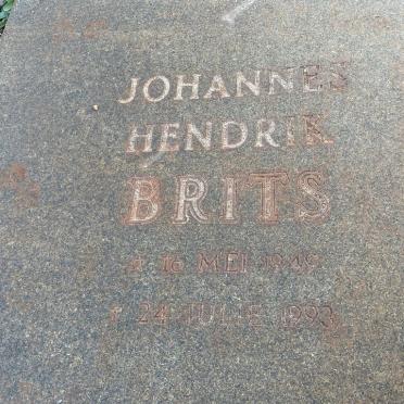 BRITS Johannes Hendrik 1949-1993