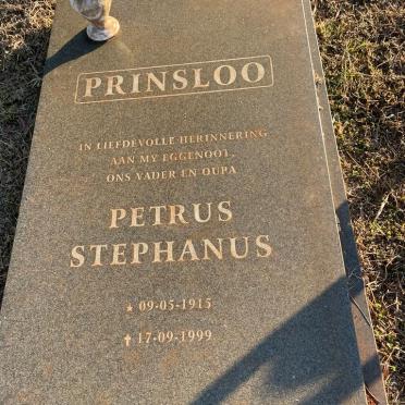 PRINSLOO Petrus Stephanus 1915-1999