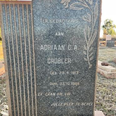 GROBLER Adriaan C.A. 1913-1968