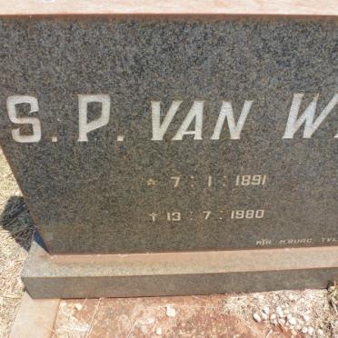 WYK S.P., van 1891-1980