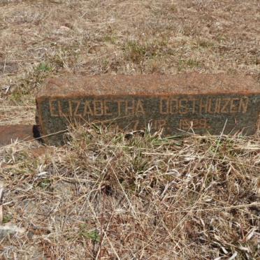 OOSTHUIZEN Elizabetha 1929-