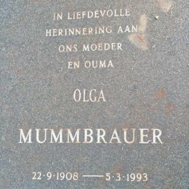 MUMMBRAUER Olga 1908-1993