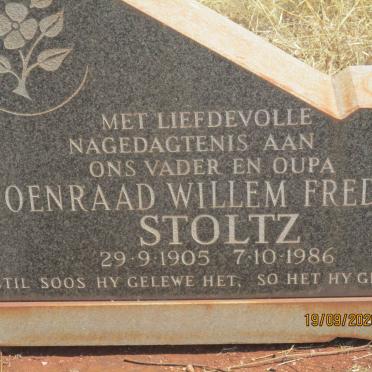 STOLTZ Coenraad Willem Frederik 1905-1986 &amp; Hester Maria Petronella 1912-1982
