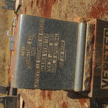 VERSTER Maria 1882-1941