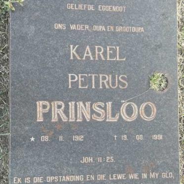 PRINSLOO Karel Petrus 1912-1991