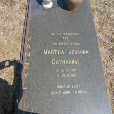 ZYL Martha Johanna Catharina, van 1912-1995