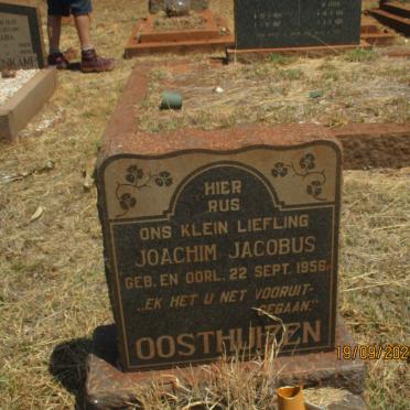 OOSTHUIZEN Joachim Jacobus 1956-1956