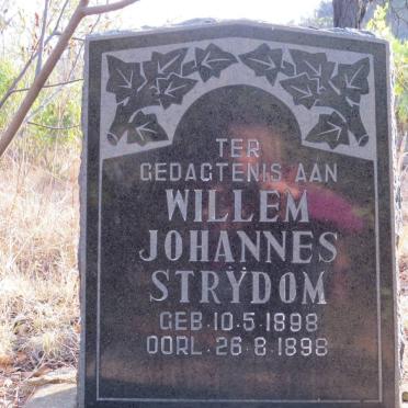 STRYDOM Willem Johannes 1898-1898