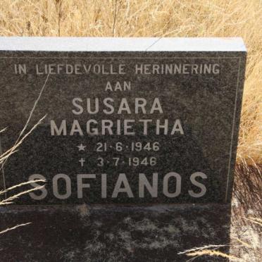 SOFIANOS Susara Magrietha 1946-1946