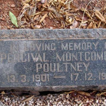 POULTNEY Percival Montgomery 1901-1970