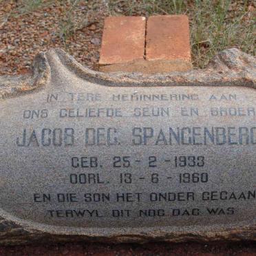 SPANGENBERG Jacob Dec. 1933-1960