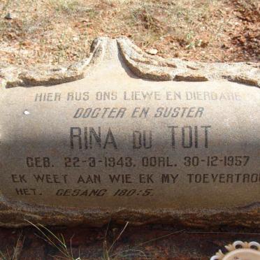 TOIT Rina, du 1943-1957