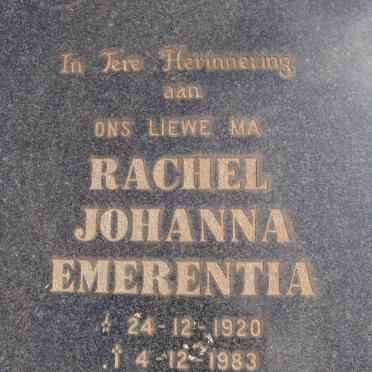 NEL Rachel Johanna Emerentia 1920-1983