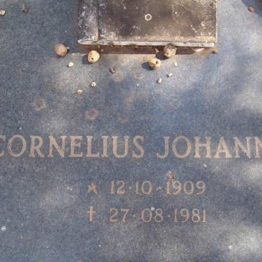 TOIT Cornelius Johannes, du 1909-1981