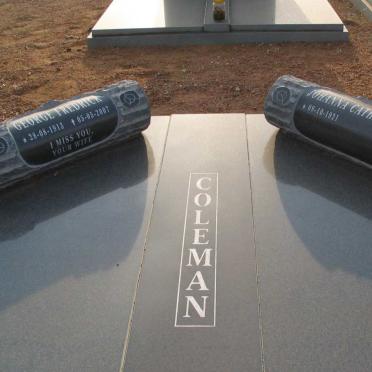 COLEMAN George Fredrick 1913-2007 &amp; Johanna Cathrine 1921-