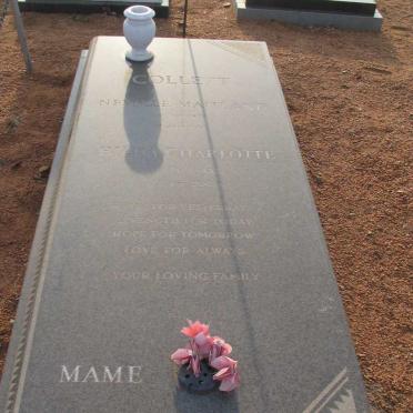 COLLETT Neville Maitland 1909-1990 &amp; Hilda Charlotte 1912-2000