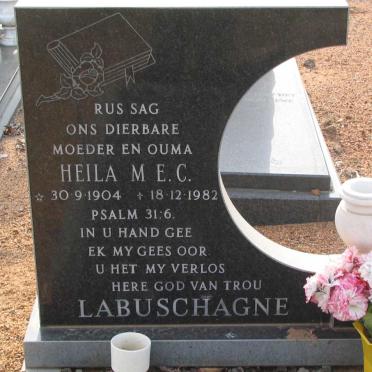 LABUSCHAGNE Heila M.E.C. 1904-1982