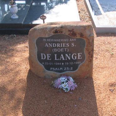 LANGE Andries S., de 1944-1995