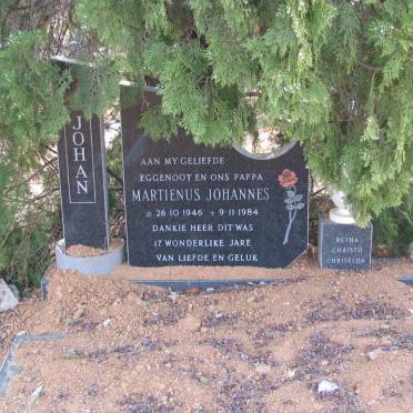 NAGEL Martienus Johannes 1946-1984 &amp; Johanna Cornelia 1946-2009 