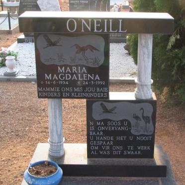 O'NEILL Maria Magdalena 1934-1992