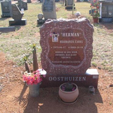 OOSTHUIZEN Hermanus Carel 1973-2003