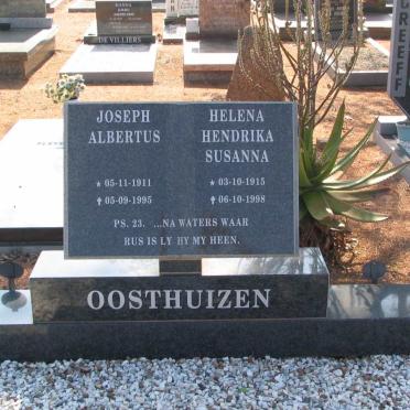 OOSTHUIZEN Joseph Albertus 1911-1995 &amp; Helena Hendrika Susanna 1915-1998