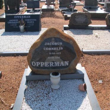 OPPERMAN Jacobus Cornelis 1923-1995