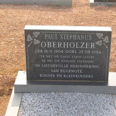 OBERHOLZER Paul Stephanus 1904-1984