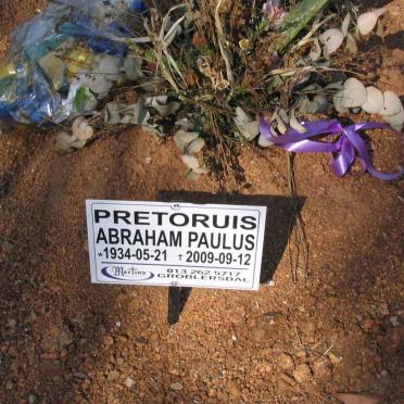 PRETORIUS Abraham Paulus 1934-2009
