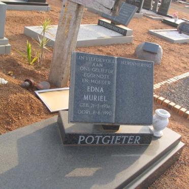 POTGIETER Edna Muriel 1926-1990