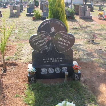 ROOS Frederick Jacobus 1956-2005 &amp; Catharina Johanna 1957-