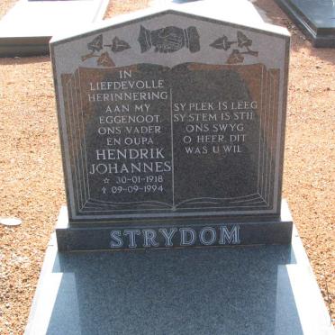 STRYDOM Hendrik Johannes 1918-1994