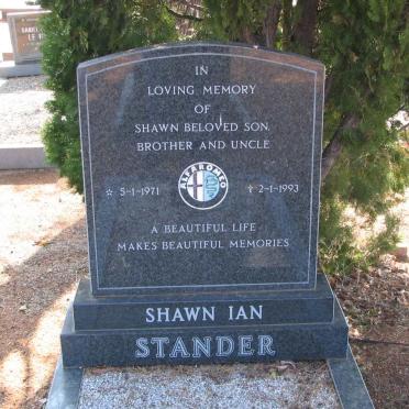 STANDER Shawn Ian 1971-1993