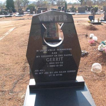 VENTER Gerrit 1964-1996